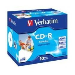 Verbatim CD-R InkJet 700 Mo 52x 10 pièce(s)