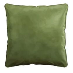 Coussin VELVET - 45x45cm - En velours déhoussable et lavable - SAUGE