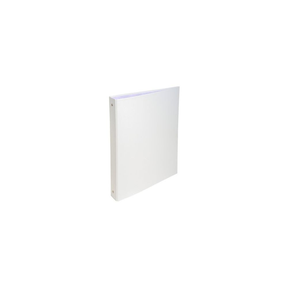 Classeur 4 anneaux A4 - PVC Rembordé :40mm BLANC  - EXACOMPTA //