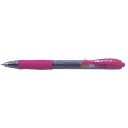 Stylo Gel Retractable PILOT G2 0.7mm - Trait : 0.4mm - ROSE - Z