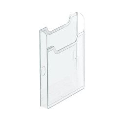 Corbeille a courrier murale 1 case MULTIFORM 3.8x24x30cm CRISTAL //