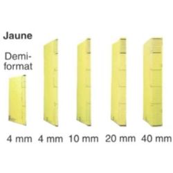 Dossier DACOTA 31x23cm- 320g - 1 poche soufflet  20mm - JAUNE //