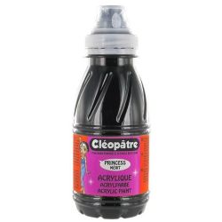 Peinture acryl. brill. 250 ml CLEOPATRE PRINCESS Mérit - NOIR - Z