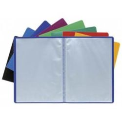 Protege Document PVC - OPAK - A4 - 100 vues - EXACOMPTA - ROUGE //