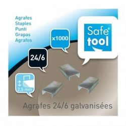 Agrafes 24/6 galvanisées - Boite de 1000 //