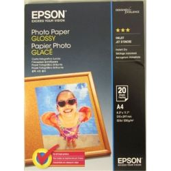 Papier photo EPSON A4 glacé 200g - (20 feuilles)