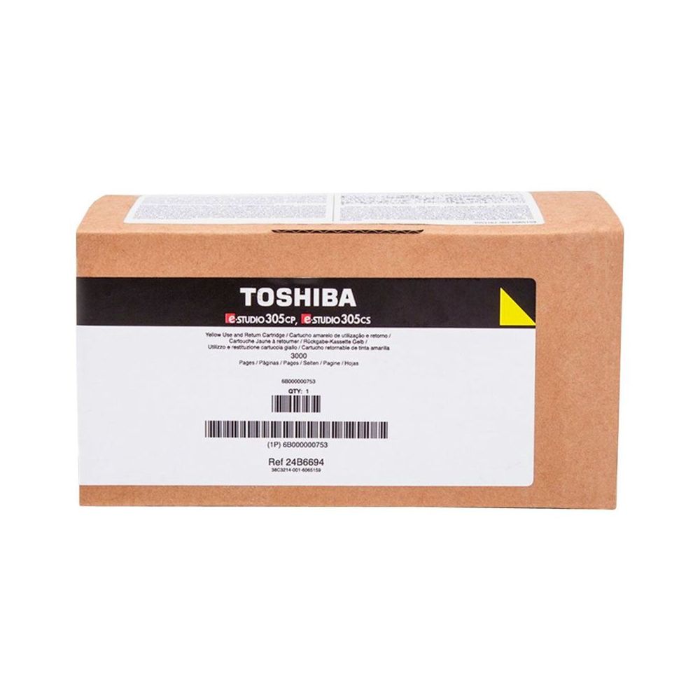 Toner TOSHIBA T-305PY - Jaune pour e-STUDIO-305CS (3000p) - RETOUR