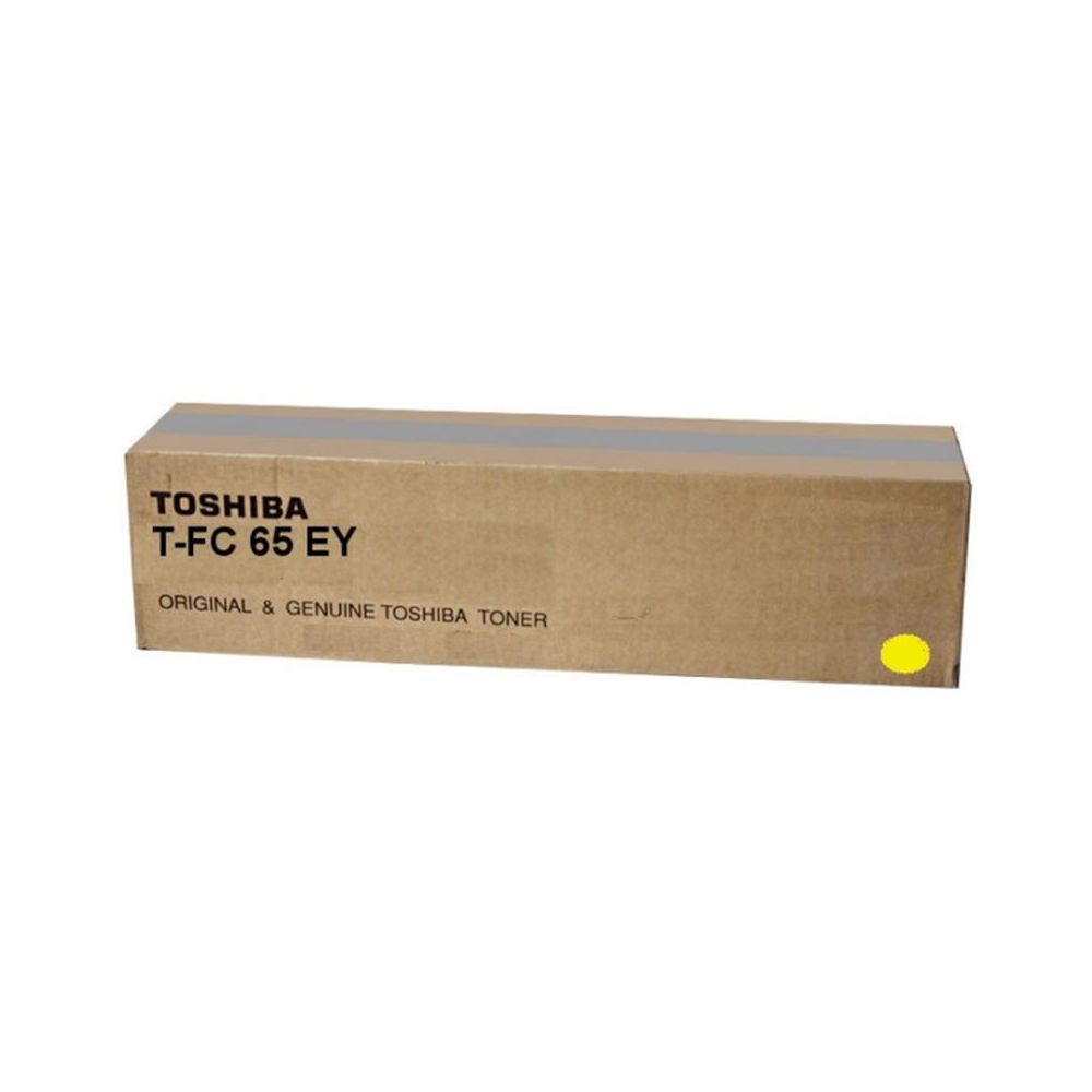 Toner TOSHIBA T-FC65EY JAUNE pour 6540/6550CSE  (29 500 copies)