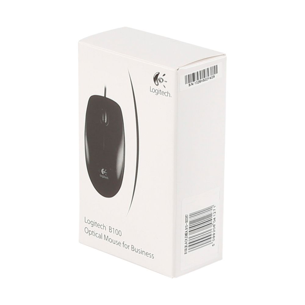 Logitech B100 souris Ambidextre USB Type-A Optique 800 DPI