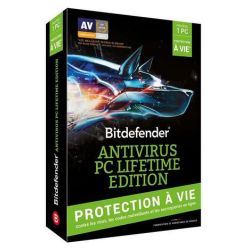 BITDEFENDER Antivirus PC Lifetime Edition 2018 - 1 poste
