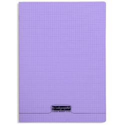 Cahier A4 5 x 5 96 p Piqûre 90g Polypro VIOLET CLAIREFONTAINE