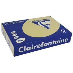 Rame A4 -  80g - Caramel - CLAIREFONTAINE (500 f.) - Ref:1879
