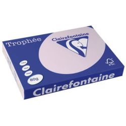 Rame A3 -  80g - Lilas CLAIREFONTAINE (500 f.) - Ref: 1250