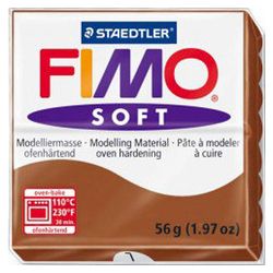 Pate à modeler FIMO SOFT CARAMEL N°7- 56 g