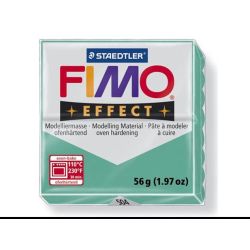 Pate à modeler FIMO EFFECT VERT TRANSLUCIDE N°504- 56 g**