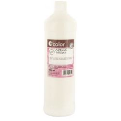 Colle blanche vinylique O COLOR - 1 litre - 1er PRIX