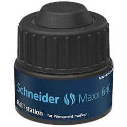 Marqueur recharge SCHNEIDER Maxx 640 30ml NOIR (pour Maxx 130/133) 