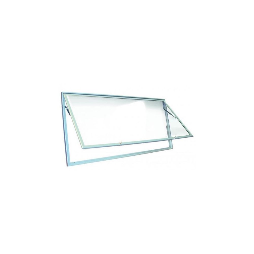 Vitrine intér. fond Magnét -L150xH103cm (21 A4) Porte coul + Serrure