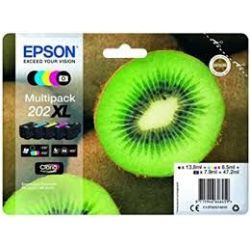 Cart EPSON - 202XL - Kiwi - Pack noir+couleurs - XP-6000-6100