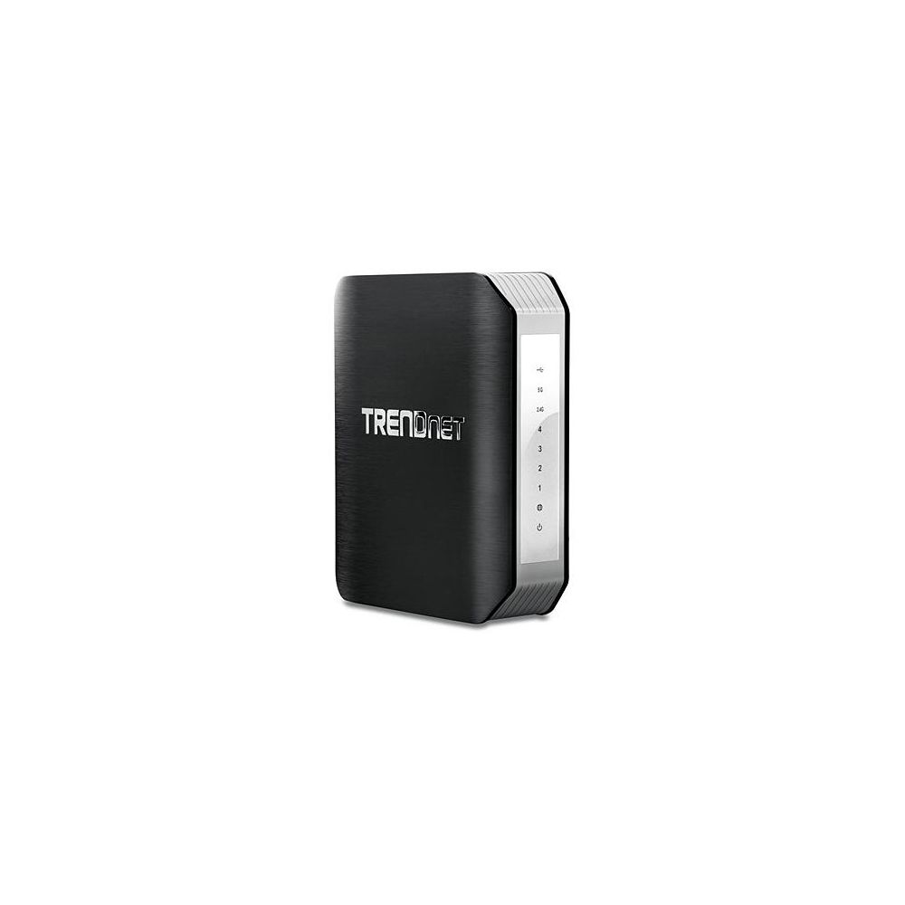 Trendnet TEW-818DRU routeur sans fil Gigabit Ethernet Bi-bande (2,4 GHz   5 GHz) Noir, Argent