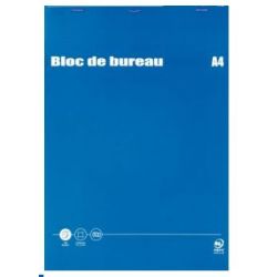 Bloc Bureau A4 5 x 5  - 200 p - 60g - Détachable - Dos carton