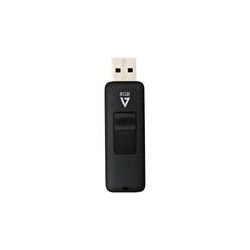 Clé USB 2.0 - 8 Go - V7 - Noir