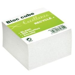 Bloc Cube de papier blanc recyclé - 800 feuilles - Z