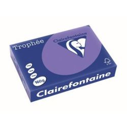 Rame A4 - 160g - Violine CLAIREFONTAINE (250 f.) - Ref: 1018 - Z