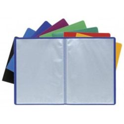 Protege Document PVC - Format A4 - 040 vues - NOIR - Z