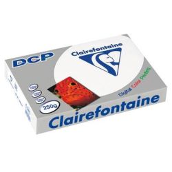 Rame A4 - 250g - Blanc DCP CLAIREFONTAINE (125 f) //