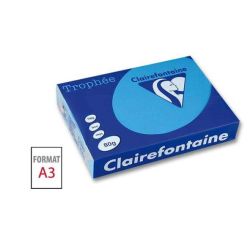 Rame A3 -  80g - Bleu Pastel - CLAIREFONTAINE (500f) **