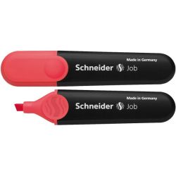 Surligneur SCHNEIDER Job - Trait 1 à 5mm - ROUGE FLUO //