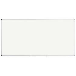 Tableau blanc 100 x 200 cm émaillé magnétique Cadre alu + auget  //