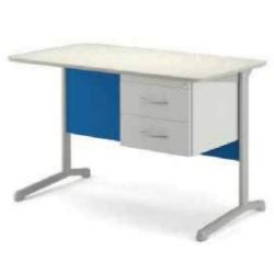 Bureau Enseignant - Plateau Mélaminé L120 x l60 x H76cm - 2 tiroirs 