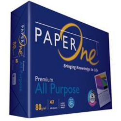 Rame A3 -  80g - Blanc PAPER ONE (500 feuilles Papier) //