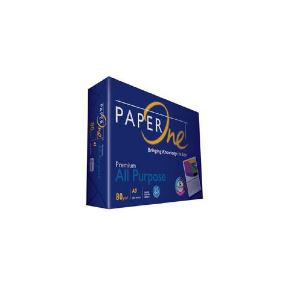 Rame A3 -  80g - Blanc PAPER ONE (500 feuilles Papier) //