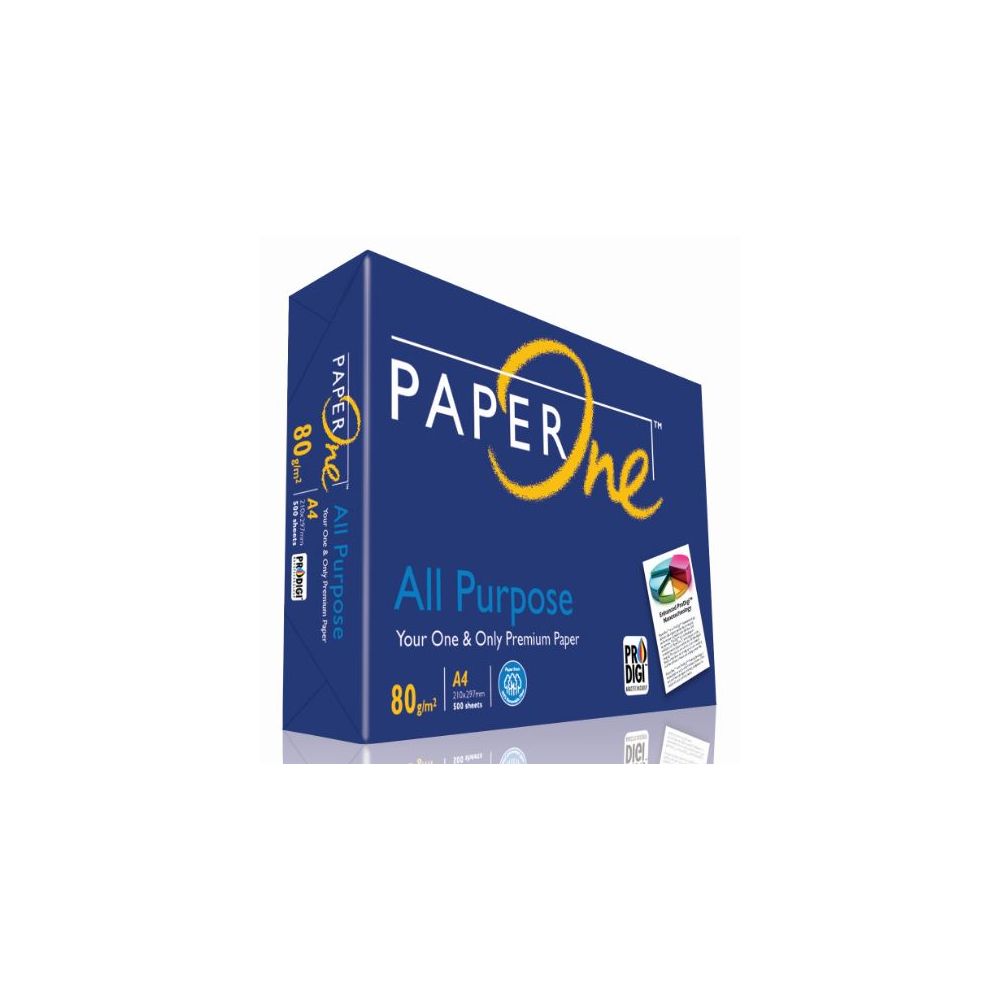 Rame A4 -  80g - Blanc PAPER ONE  Blue (500 feuilles Papier) //