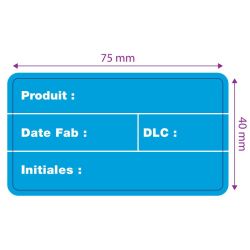 Rouleau etiq. ext DLC (dim: 75 x 40mm) 1000 etiq. //