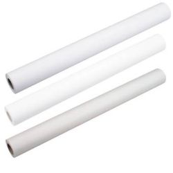 Roul. papier blanc Traceurs - 36" - 80gr - 91cmx50m - Mandrin 5cm //