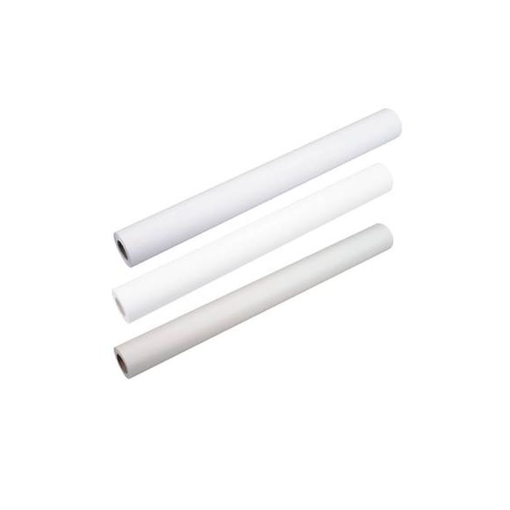 Roul. papier blanc Traceurs - 36" - 80gr - 91cmx50m - Mandrin 5cm //