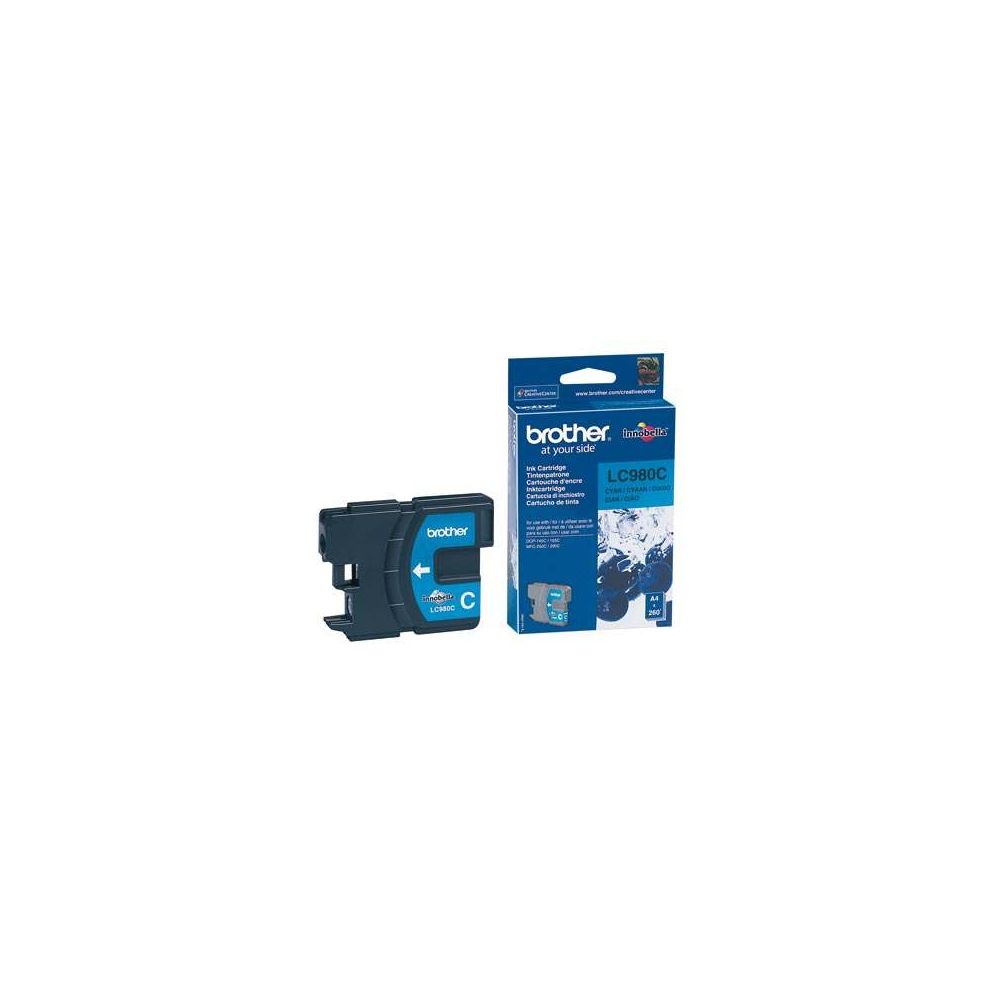 Cart BROTHER - LC980C ou LC38C - Cyan - DCP-145C/165C/167C - Z