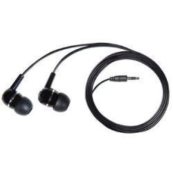 Ecouteur V7 HA100-2EP stereo filaire noir- 1.20m- mini jack