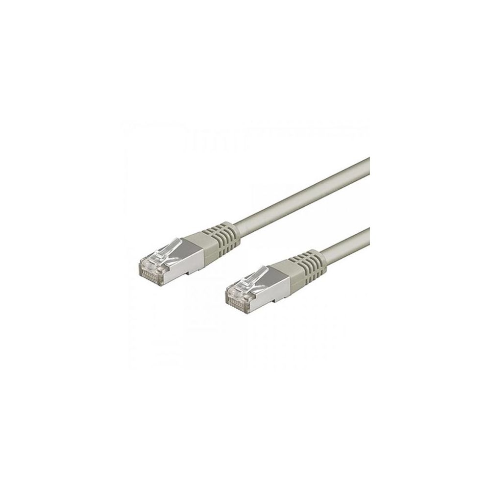 Cordon patch blindé Cat.6 S/FTP, RJ45 cuivre 250Mhz - GRIS  3m //