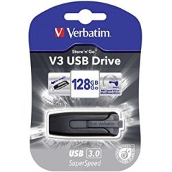 Clé USB 3.0 - 128 Go - VERBATIM V3 - Gris - Z