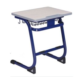 Table Scolaire Bleu & Grise 70 x 50cm  H 76 cm - T6 