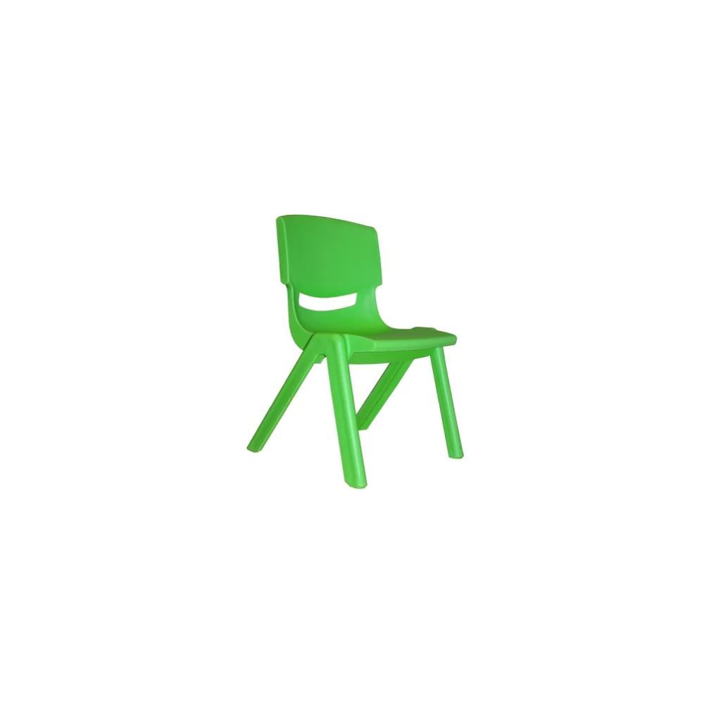 Chaise maternelle plastique - Assise H 30cm - T2 VERT