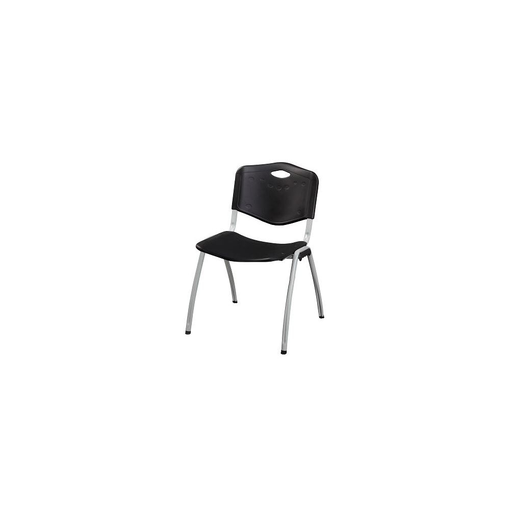 Chaise Visiteur ISO Polypropylene  4 pieds - Coloris NOIR