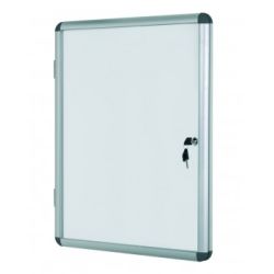 Vitrine extér. fond Magnét - L103xH100cm (12 A4) Porte bat + Serrure