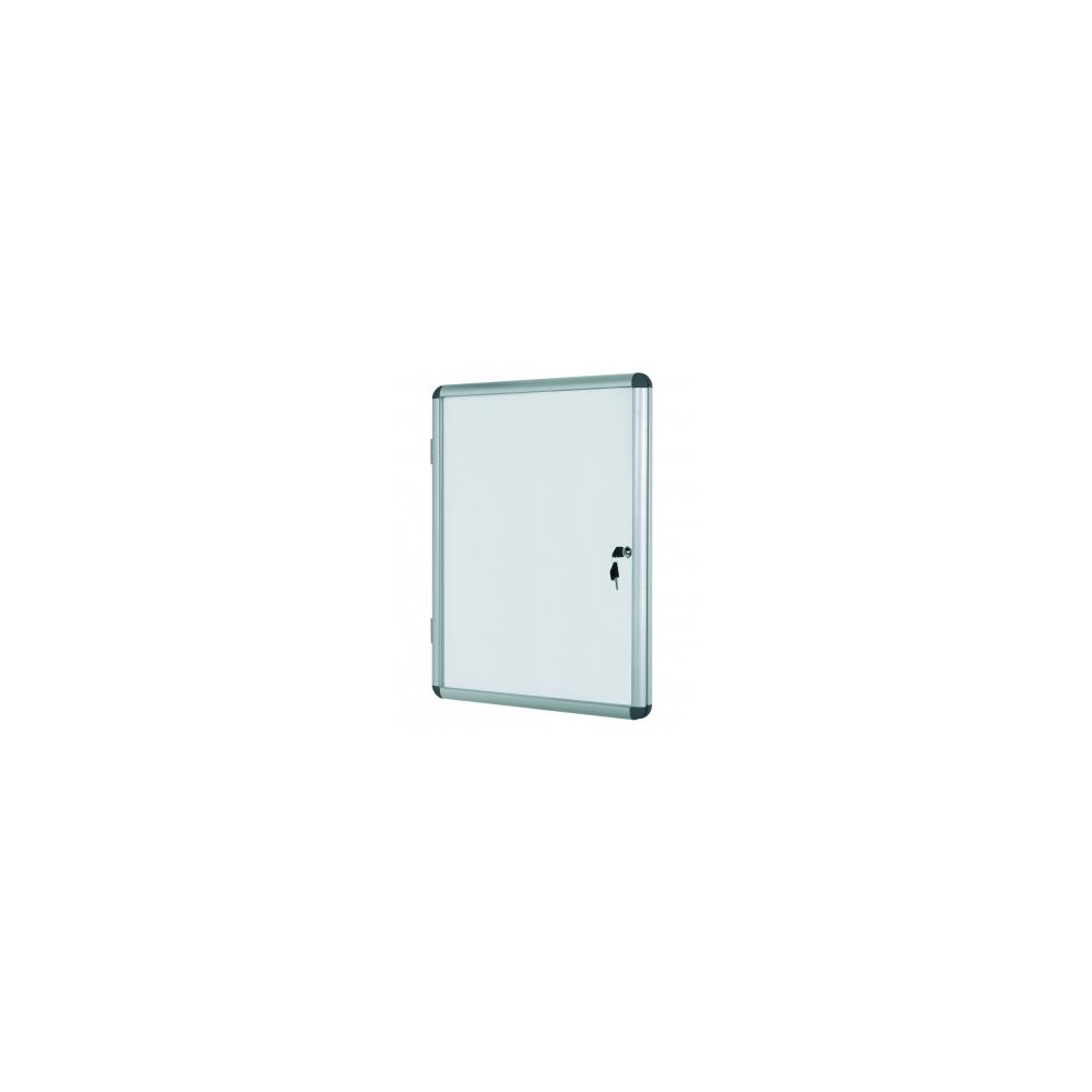 Vitrine extér. fond Magnét - L103xH100cm (12 A4) Porte bat + Serrure