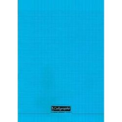 Cahier A4 Séyès 48 p Piqûre 90g Polypro BLEU  - Z